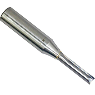 川木TCT直刀T001木工雕刻机1/2柄颗粒板刨花板双刃硬质合金开料刀