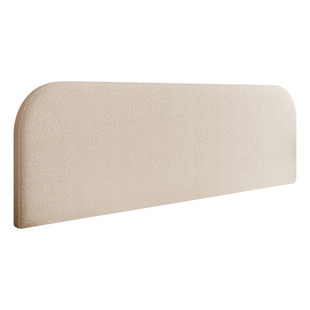 【乐心巢】月半床头软包榻榻米无床头靠垫床上靠背垫靠枕自粘拆洗