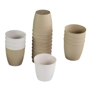 150ml塑料杯一次性杯子稻壳杯食品级小水杯加厚茶杯试饮杯大容量