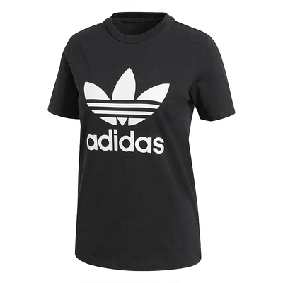 Adidas/阿迪达斯正品当季新款 三叶草 女子休闲短袖T恤CV9888