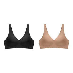 【双V美背】雅致内衣女360°果冻条软支撑文胸罩无钢圈无痕内衣女