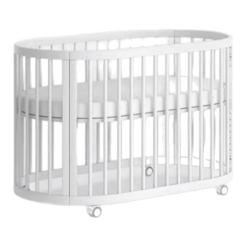 BooriKids超椭圆进口实木婴儿床