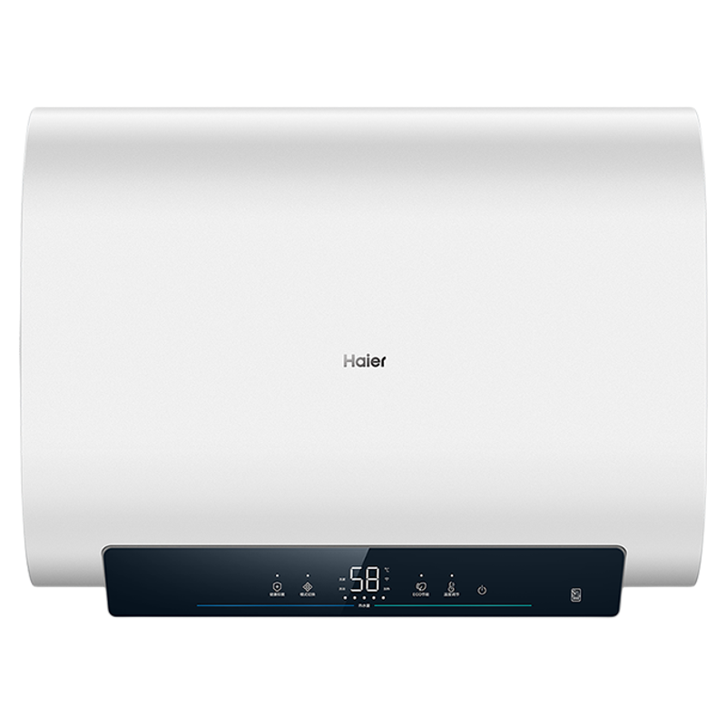 海尔电热水器双胆扁桶3300W速热储水式80升/60升统帅智能防电墙