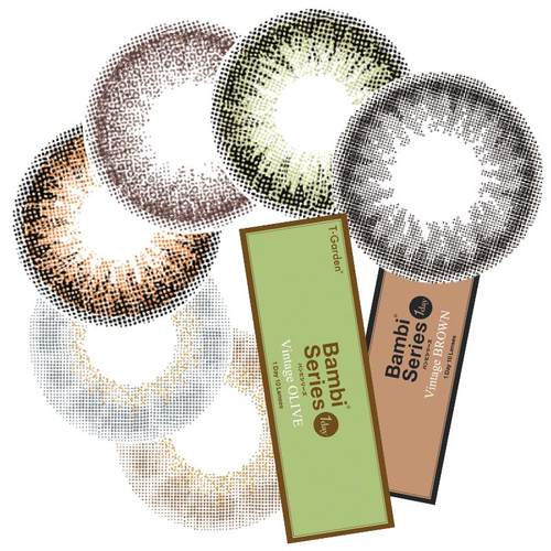 【双旦礼遇季】T-Garden Bambi小鹿眼迷濛灰美瞳日抛女10片