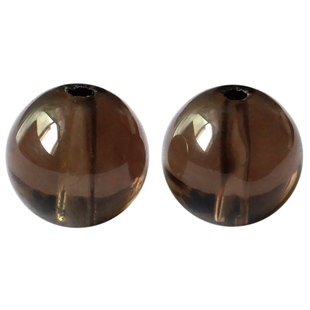 收藏级天然茶水晶散珠烟水晶墨晶单珠茶晶手链男茶晶刻面方形包邮