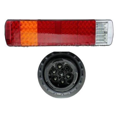 LED高亮红岩杰狮尾灯总成