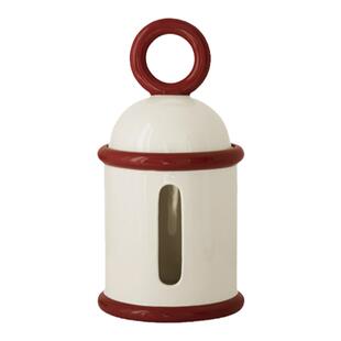 纳茉【甜甜圈】陶瓷纸巾盒家用高颜值抽纸盒客厅茶几纸巾收纳摆件