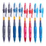 晨光按动中性笔学生用0.5笔芯黑色蓝黑水笔签字红笔医生教师学习商务水性碳素圆珠笔子弹头gp1008考试文具品