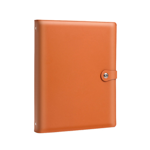 A4证件收纳册带锁家用证书活页收纳包卡包重要资料文件收纳本防水