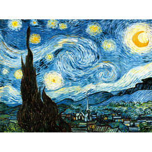 梵高名画沙发背景墙北欧复古挂画
