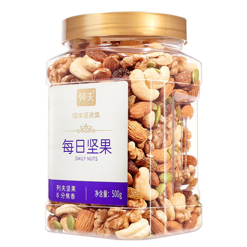 列夫罐装500g综合果仁每日坚果