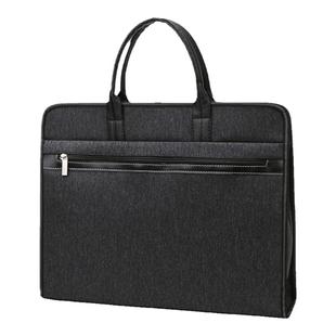 文件袋电脑包印字定制做logo会议袋公文包手提大容量商务男资料袋