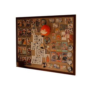 毛毡板墙贴痛墙谷子吧唧展示板照片墙背景板毛毡墙贴相片挂墙作品面板装饰创意毛粘板软木板羊小卡追星毛毡墙