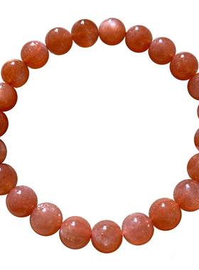 天然金砂双色日光石手串太阳石女