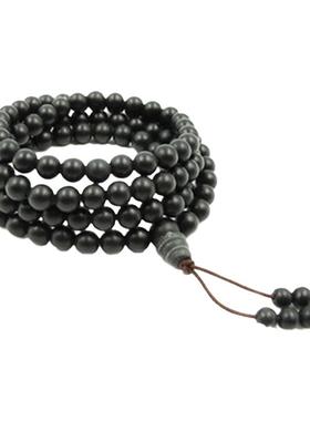 砭圣泗滨砭石手链108颗佛珠手串