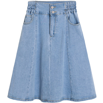 高腰时尚牛仔半身裙Casablank