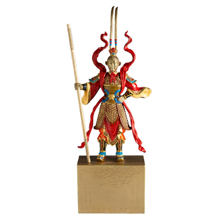 古铜官 大胜归来摆件铜工艺品齐天大圣黑悟空斗战胜佛玄关装饰品