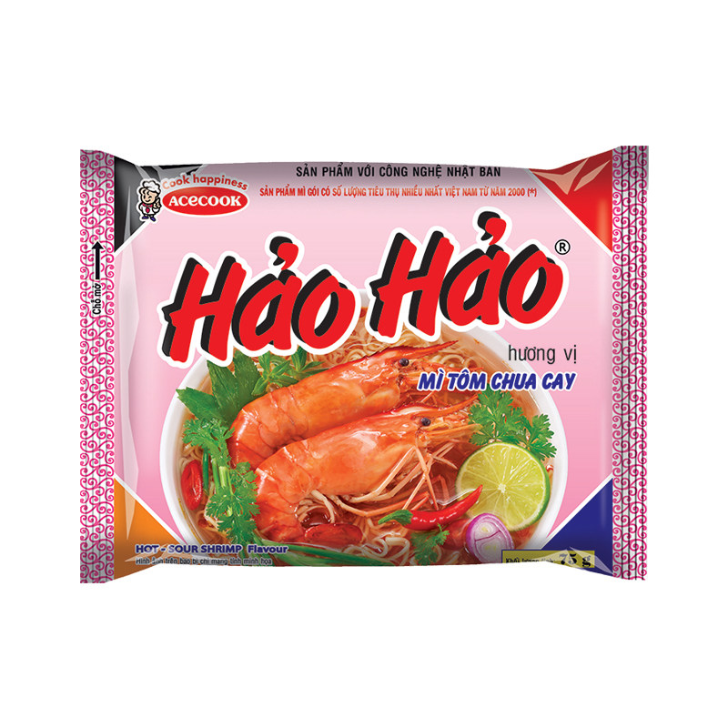 「越南HaoHao方便面速食好好泡面虾面多口味宿舍夜宵风味袋装」