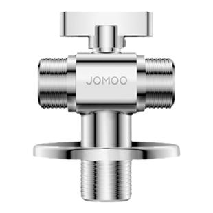 九牧一进三出角阀精铜加厚分水器三通四通水管阀门开关一分三龙头