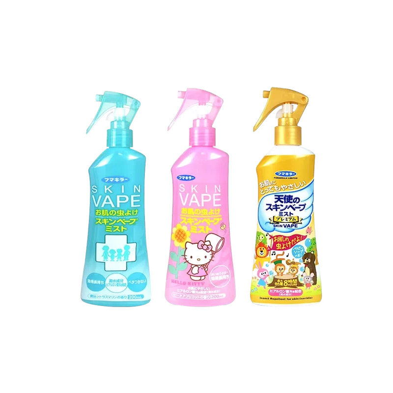 日本未来VAPE驱蚊水防叮咬防蚊水喷雾便携涂抹户外防蚊虫液神器