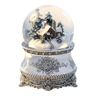 LOTS雪景雪花赞尔水晶球音乐盒飘雪八音盒情人节生日礼物女生女友