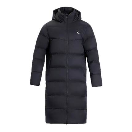 准者羽绒服长款保暖鸭绒男子冬季运动休闲通勤防风防泼水连帽外套