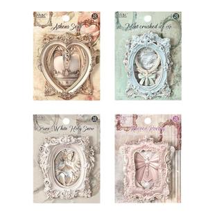 雅致欧风贴纸欧式复古画框相框边框浮雕镂空仿金属DIY装饰素材