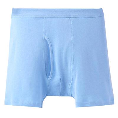 高腰宽松大码中年全棉平角短裤头