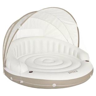 正品bestway加厚成人水上遮阳躺床情侣出海游泳大号三人防晒浮岛