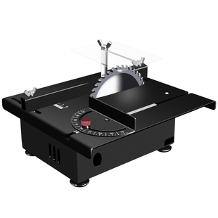 400W微型桌面迷你小台锯木工小型电锯台磨机模型锯便携式切割机