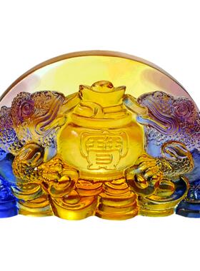 琉璃金蟾办公桌商务实用开业礼品
