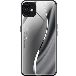适用于OPPOA1活力版手机壳玻璃男女新款渐变网红创意保护套镜面A1活力版时尚潮牌硅胶手机套高颜值商务边