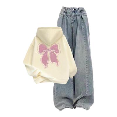 学院风女大童秋冬套装洋气两件套