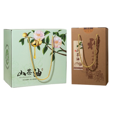 绿海礼品包装套装高档塑料油瓶