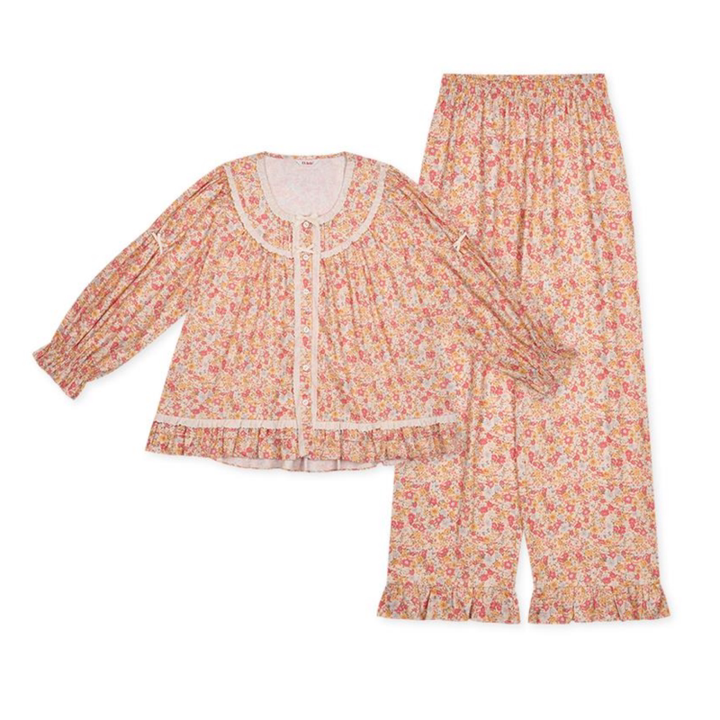 ULLALA韩国代购纯棉碎花家居服女
