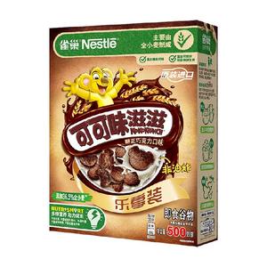 雀巢高钙高铁早餐巧克力麦片500g