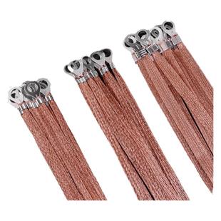 桥架接地线铜编织带软铜线跨接线地线连接线配电箱电柜过门铜扁线