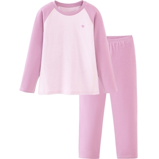 【发热暖芯】迷你巴拉巴拉儿童内衣睡衣套装秋季新款宝宝秋衣秋裤