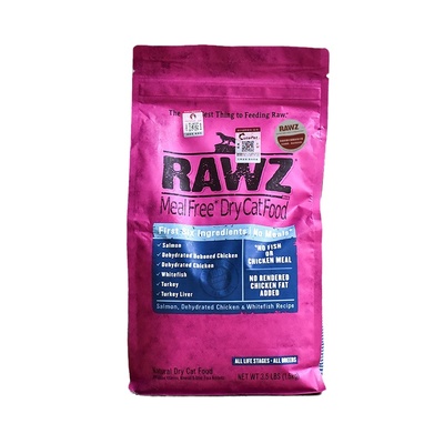rawz低温烘焙鸡肉三文鱼全猫粮