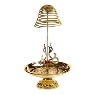 盘香架支撑架可伸缩不怕回潮天变长香盘塔香架金色架