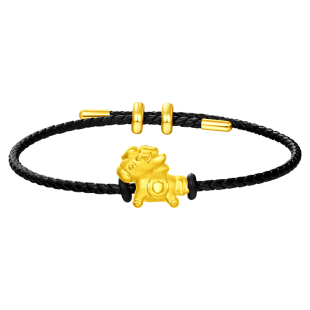 周大福SOINLOVE萌宠 大金马黄金转运珠足金吊坠多款情人节礼物