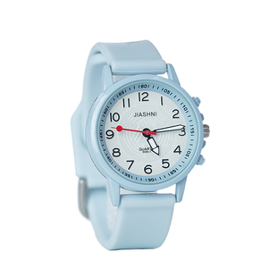 考试专用中小学生手表男女孩儿童电子防水夜光指针表硅胶软表带