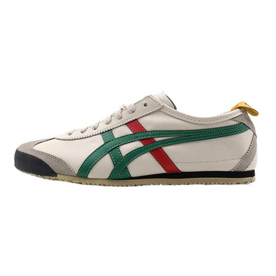 鬼塚虎橄榄绿情侣休闲鞋明星时尚