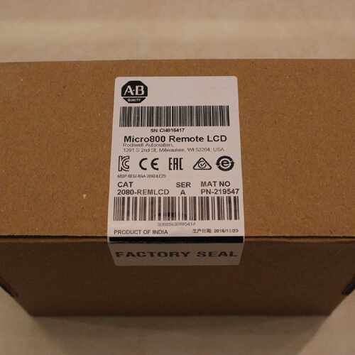 议价2080-REMLCD模块 AB PLC控制器 罗克韦尔处理器2080REMLCD