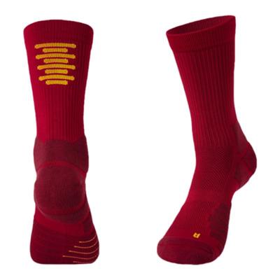 加厚毛巾底吸汗篮球精英袜