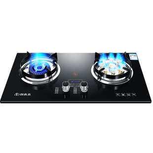 好太太燃气灶液化气台式嵌入式家用一级能效双灶天然气猛火灶