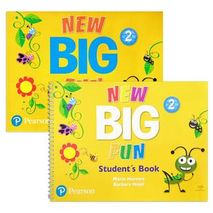 进口直营 新版培生朗文幼儿英语美语教材 new big fun教材 2级别 学生套装 pearson培生bigfun教材 正版现货包邮顺丰发货