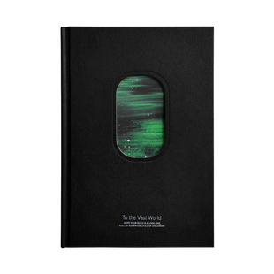 超额假期原创镂空本黑色A5笔记本子空白横线高颜值手账本可平摊