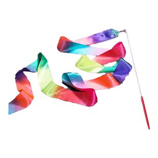 儿童舞蹈道具彩绸飞舞演出服彩带舞蹈道具彩带舞彩绸考级专用五级