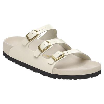BIRKENSTOCK勃肯牛皮革多带拖鞋